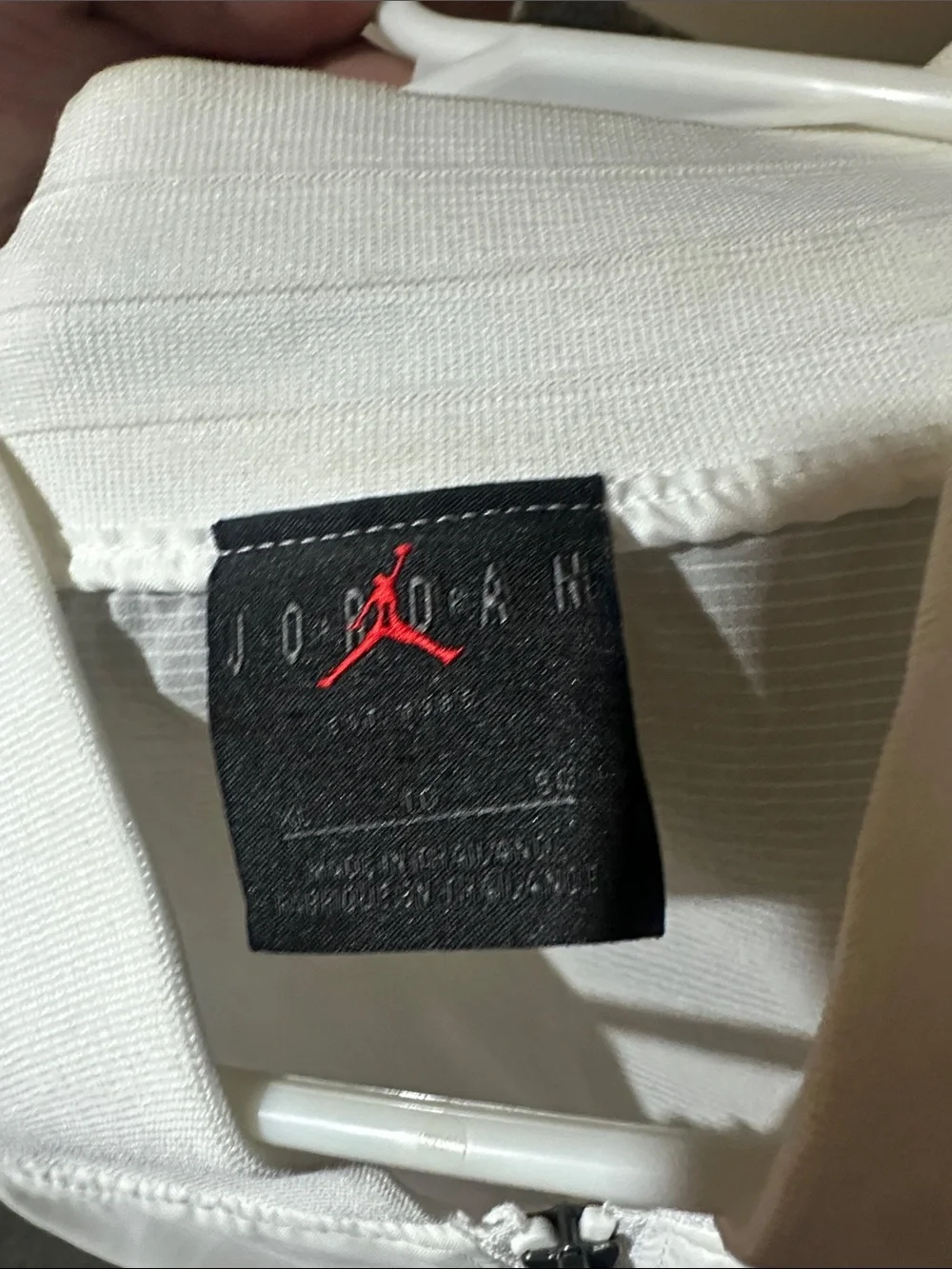 Jordan men's White Track Jacket and Jogger Set vintage